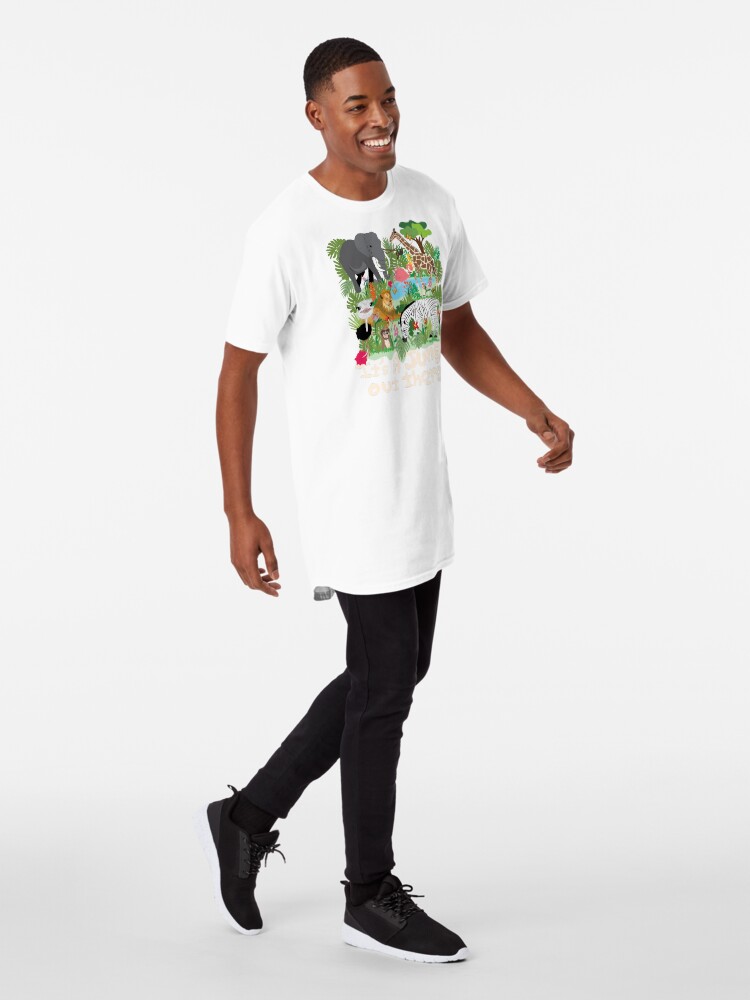 Thumbnail 3 of 5, Long T-Shirt, It's a Jungle out There! designed and sold by Cindys Creative Contour.