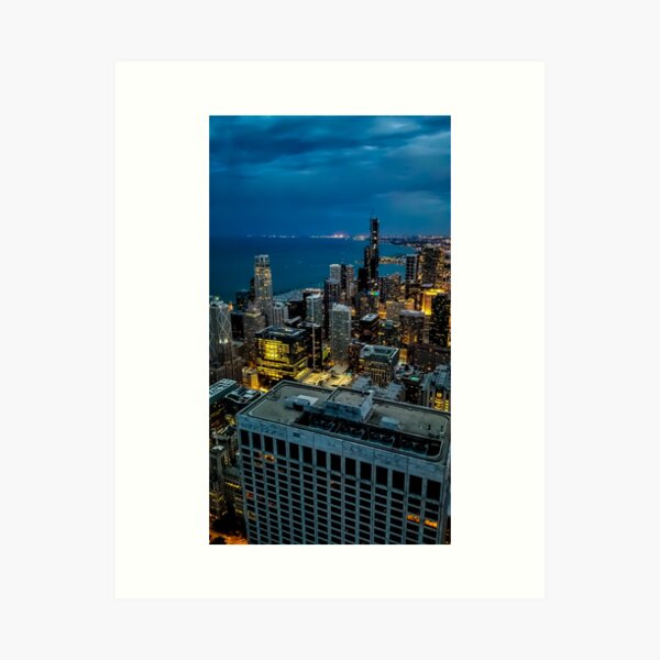 Aperçu de l'œuvre Chicago Skyline créée et vendue par Rachel Csontos.