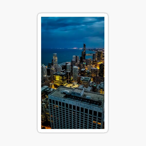 Aperçu de l'œuvre Chicago Skyline créée et vendue par Rachel Csontos.