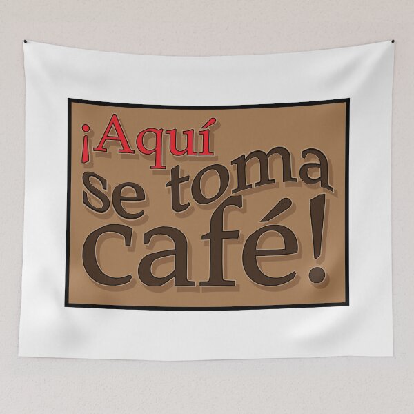 Item preview, Aqui se toma cafe - Awesome Coffee Design designed and sold by estudio3e.