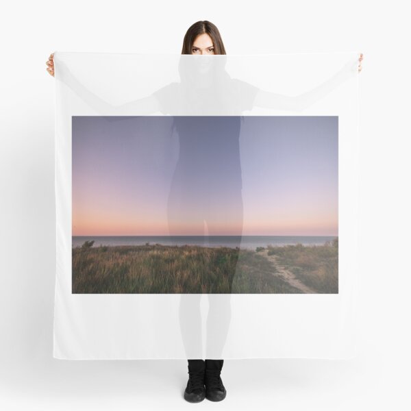 Beautiful Sunset at the Beach Scarf