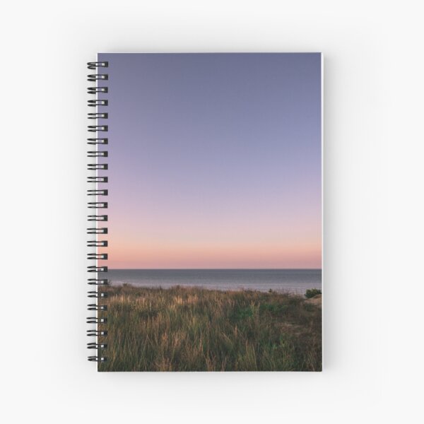 Beautiful Sunset at the Beach Spiral Notebook