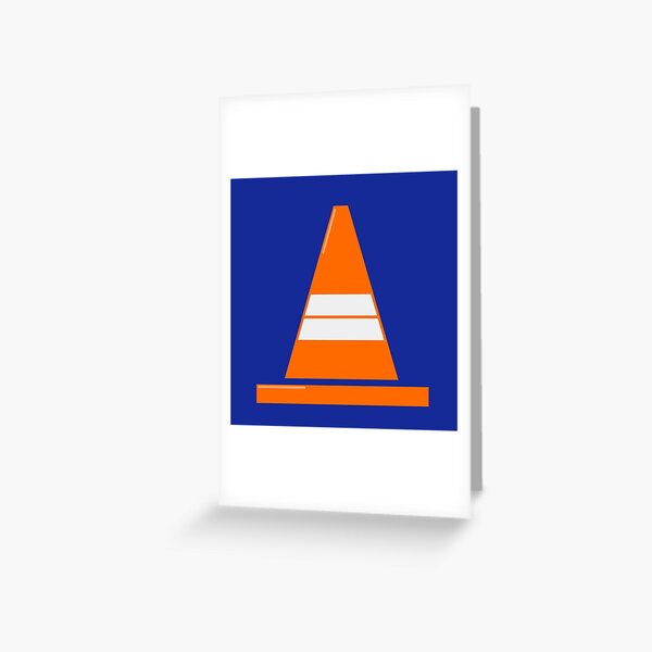 Traffic Cone Stationery Redbubble - roblox blue traffic cone