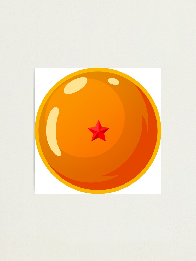 Dbz One Star Dragonball 010 Photographic Print By Animereloaded Redbubble