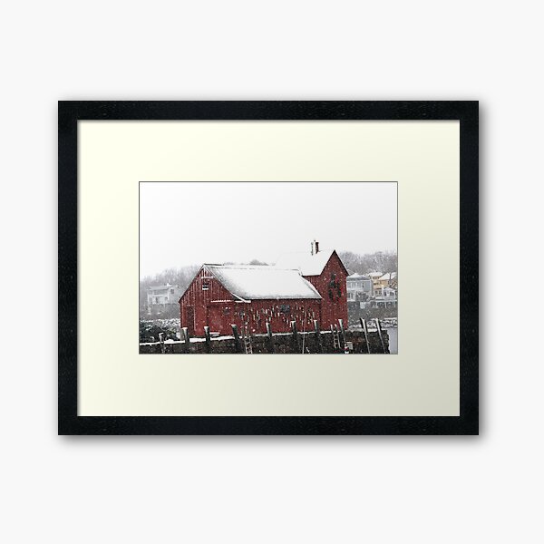 Motif #1 in the Winter Framed Art Print