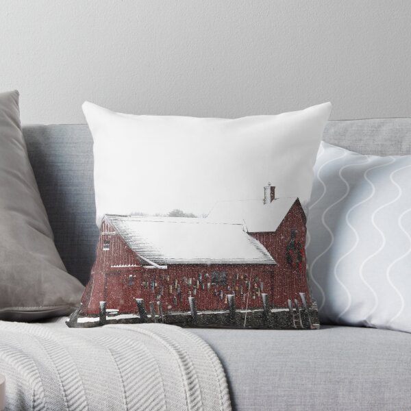 Motif #1 in the Winter Throw Pillow