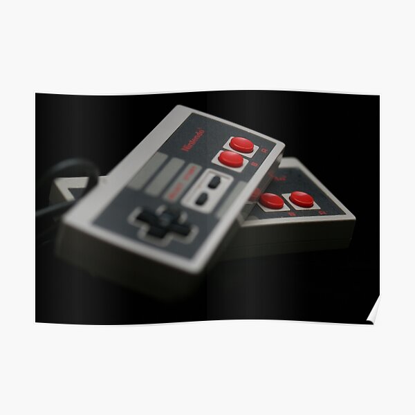 Nintendo Controllers Poster