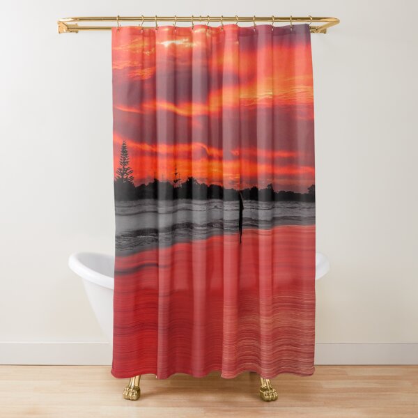 Sunset Eve Shower Curtain