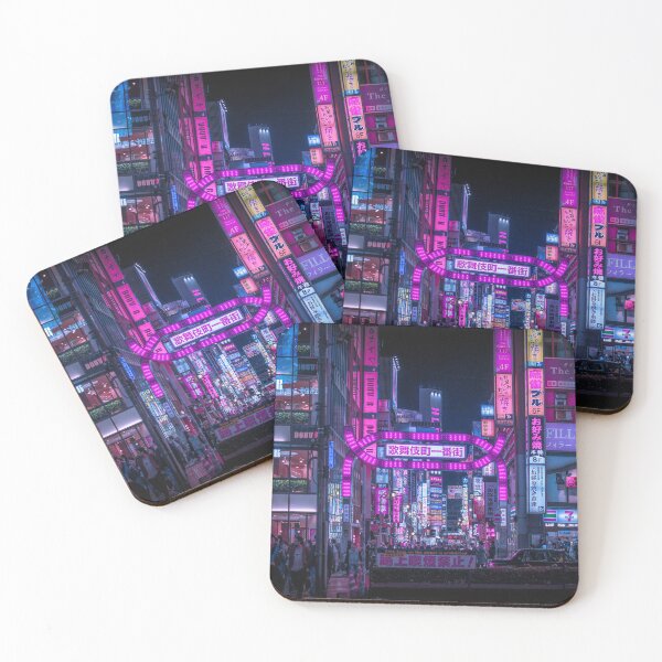Kabukicho Gate, Shinjuku Coasters (Set of 4)