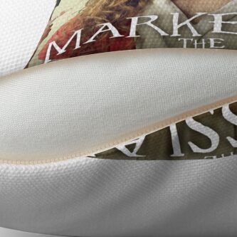 Alternate view of Marketing The Messiah Poster Throw Pillow