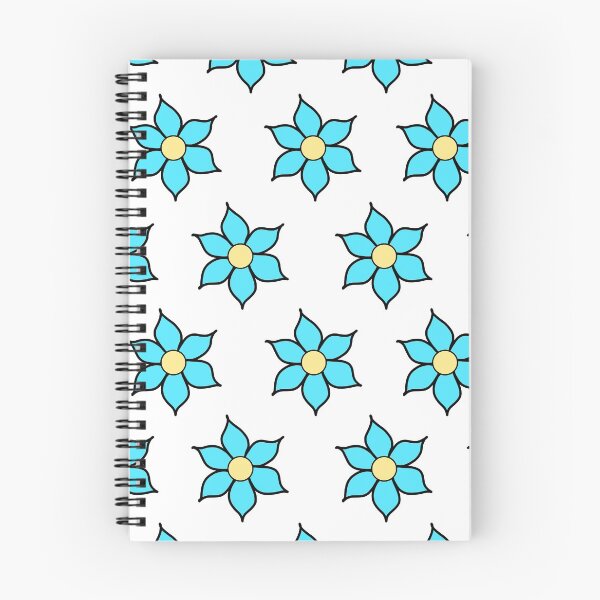 Item preview, Blue Fluro Flowers designed and sold by passionatelyem.