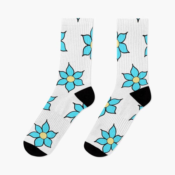Item preview, Blue Fluro Flowers designed and sold by passionatelyem.