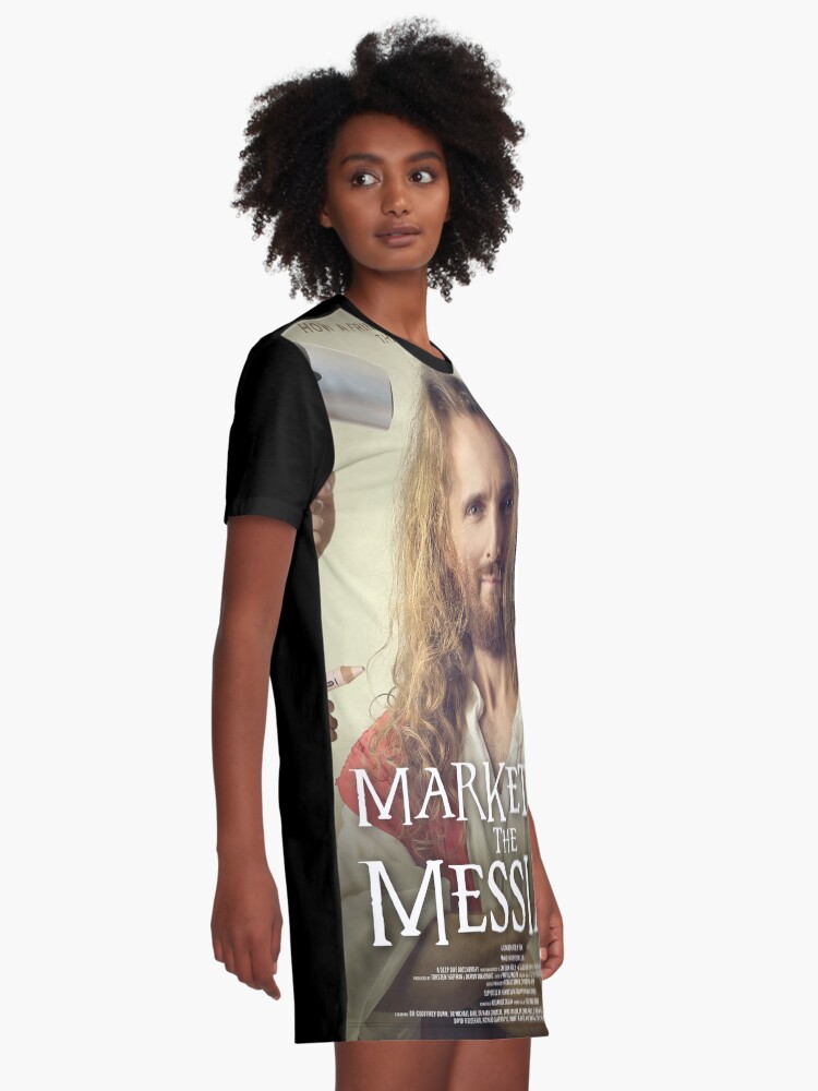 Alternate view of Marketing The Messiah Poster Graphic T-Shirt Dress