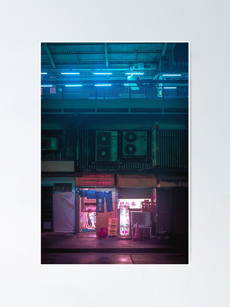 Alternate view of Neo Tokyo - Hidden bar Poster