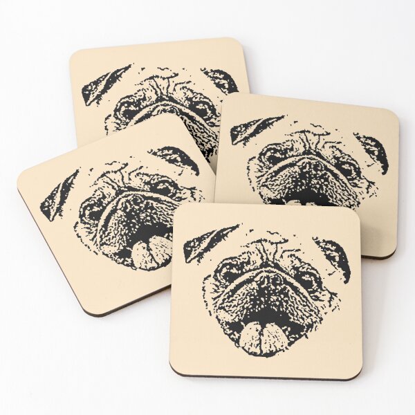 Item preview, Elderly Pug designed and sold by Child of the Corn Designs.
