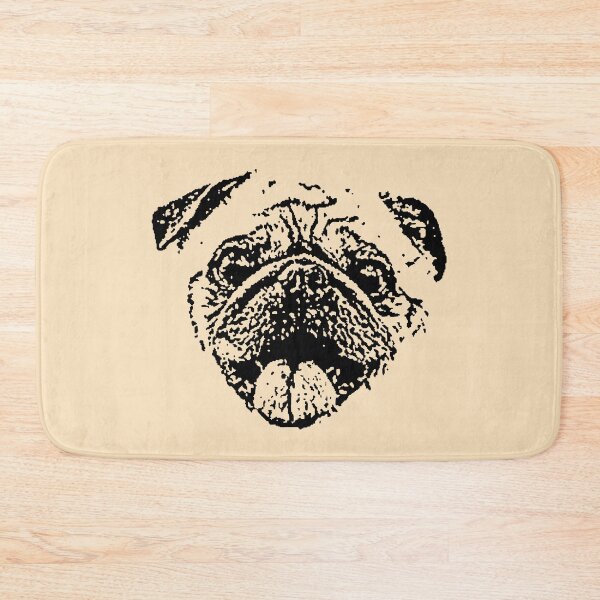 Item preview, Elderly Pug designed and sold by Child of the Corn Designs.