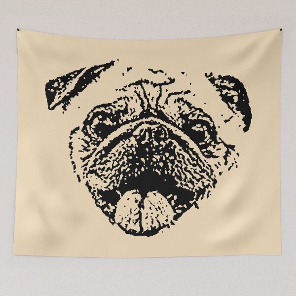 Item preview, Elderly Pug designed and sold by Child of the Corn Designs.
