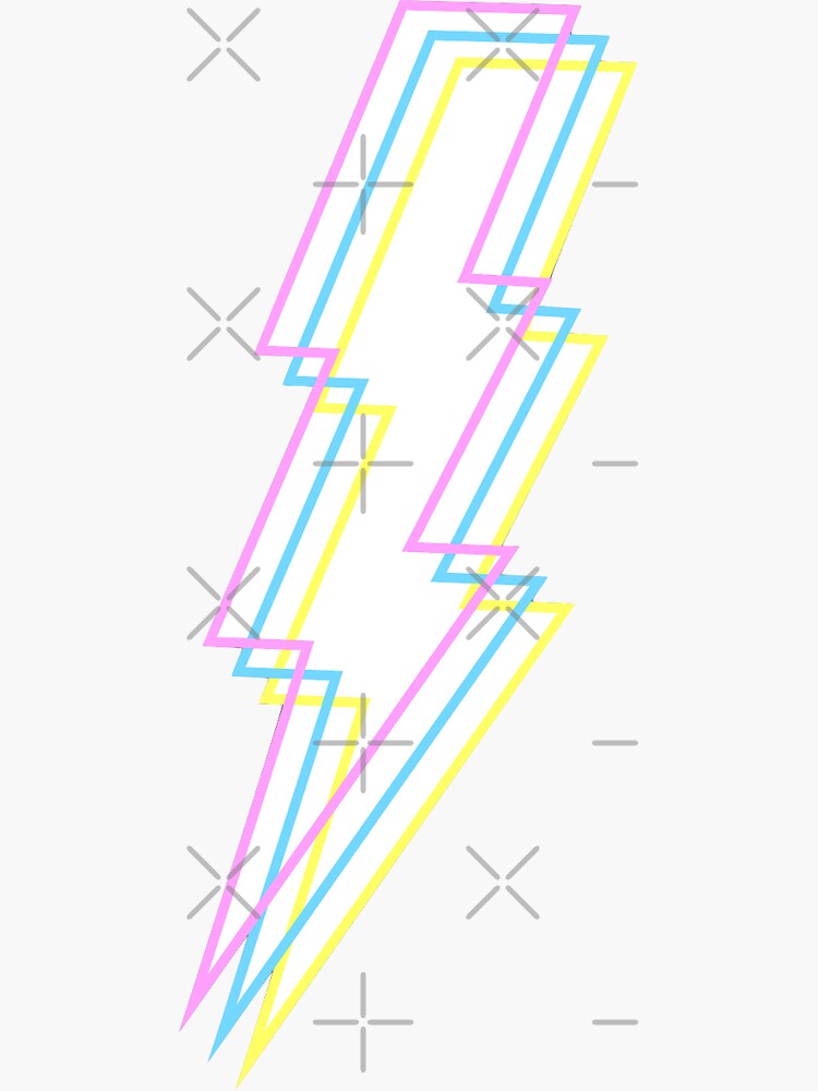 Retro Lightning Bolt by sophiaspos