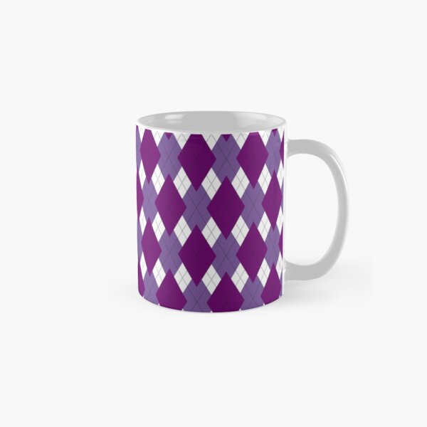 Purple Argyle Classic Mug