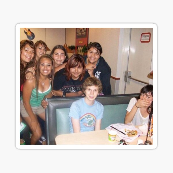 cursed michael cera Sticker