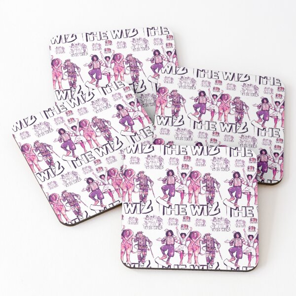 Retro Wiz Coasters (Set of 4)