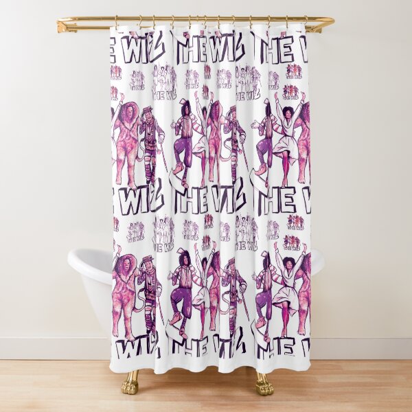 Retro Wiz Shower Curtain