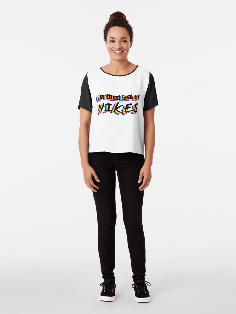 Alternate view of Certified Seal of Yikes Chiffon Top