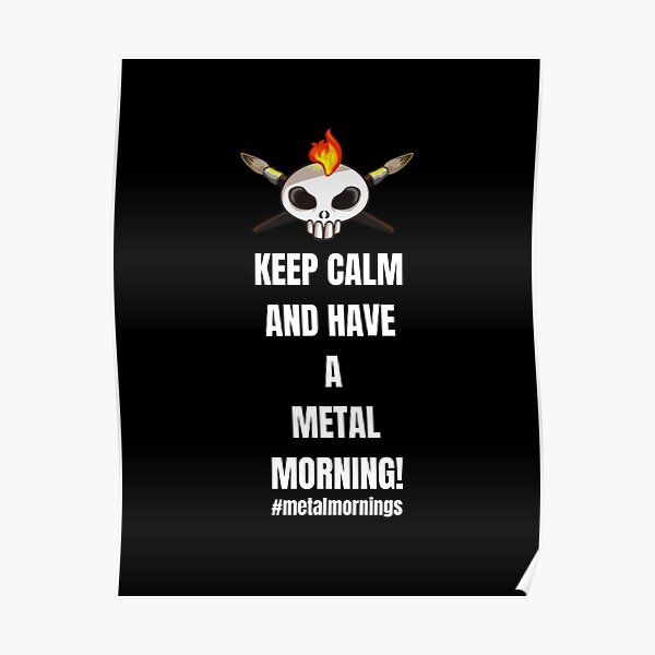 Metalhead Minis - Metal Mornings - Twitch Poster