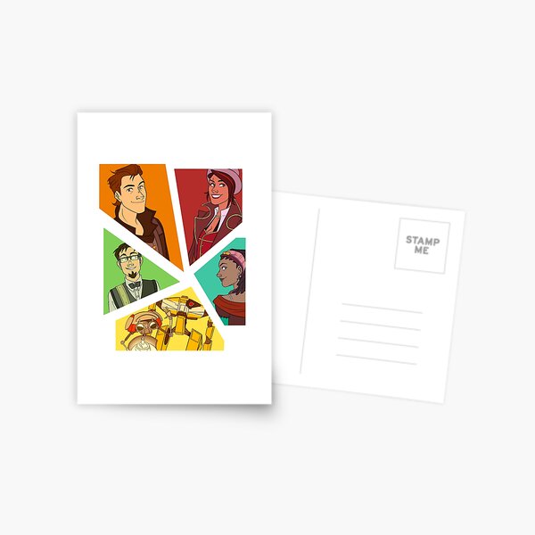 Tales From The Borderlands Squad Postcard