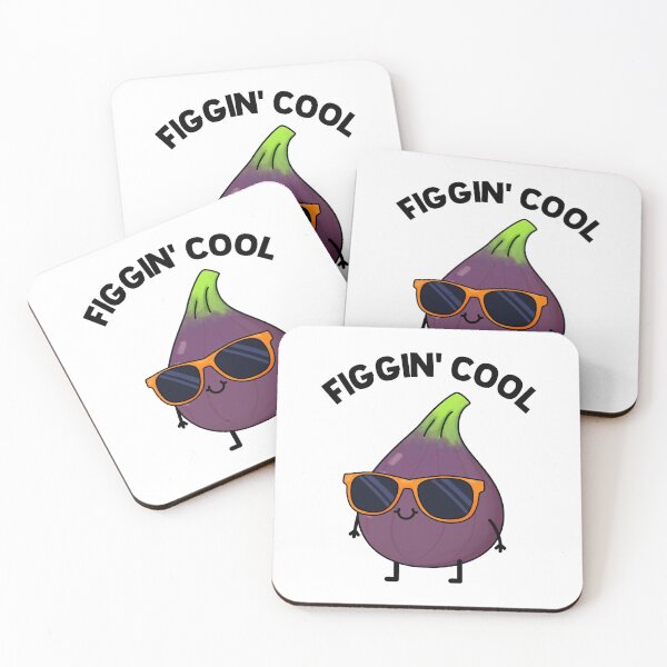 Item preview, Figgin Cool Funny Fig Puns  designed and sold by punnybone.