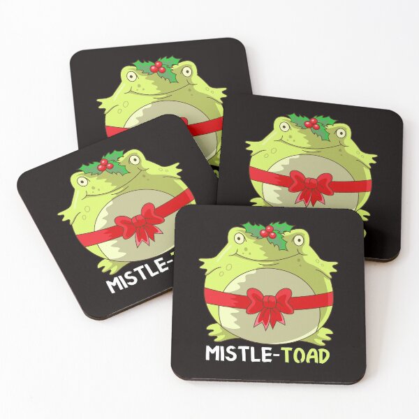 Item preview, Mistle-toad Mistletoe Pun designed and sold by prettyletters.