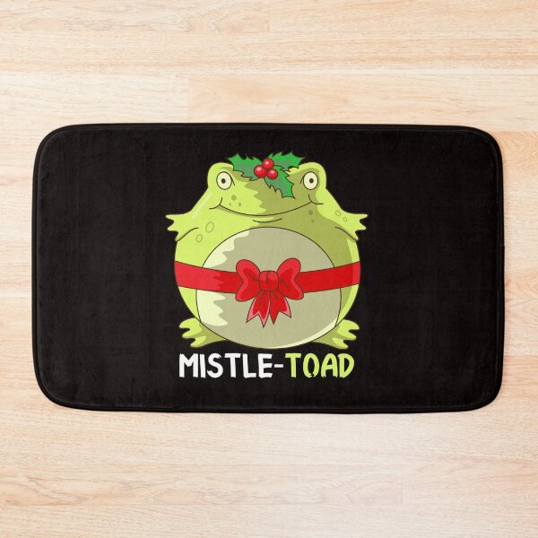 Item preview, Mistle-toad Mistletoe Pun designed and sold by prettyletters.