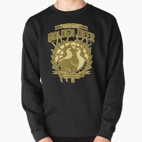 Golden Deer Pullover Sweatshirt