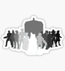 enemies of the doctor Sticker