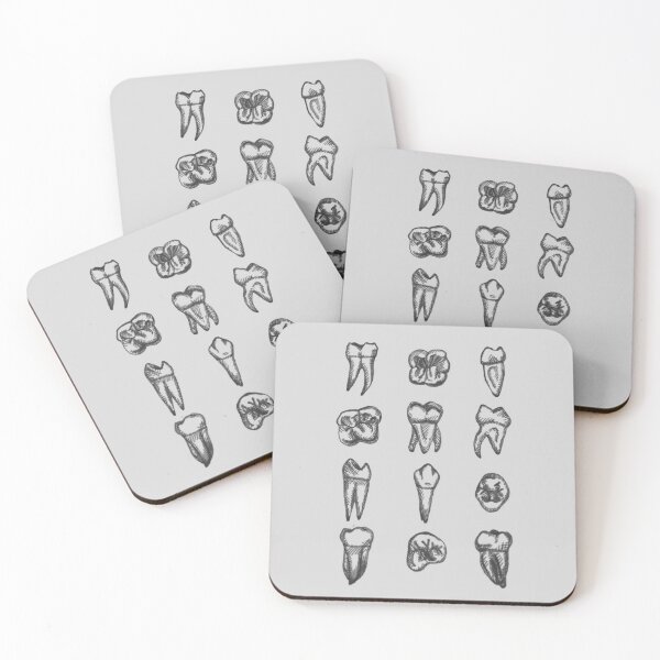 Item preview, anatomical teeth sketches designed and sold by liles-mar.