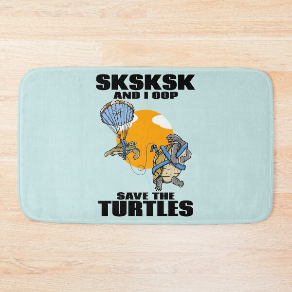 Item preview, SKSKSK AND I OPP save the turtles designed and sold by piedaydesigns.