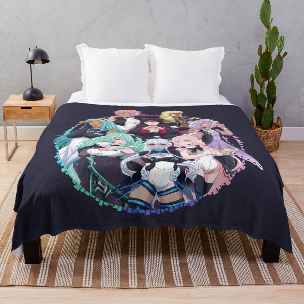 OGIENOID - IRIS Forever! Monochrome Throw Blanket