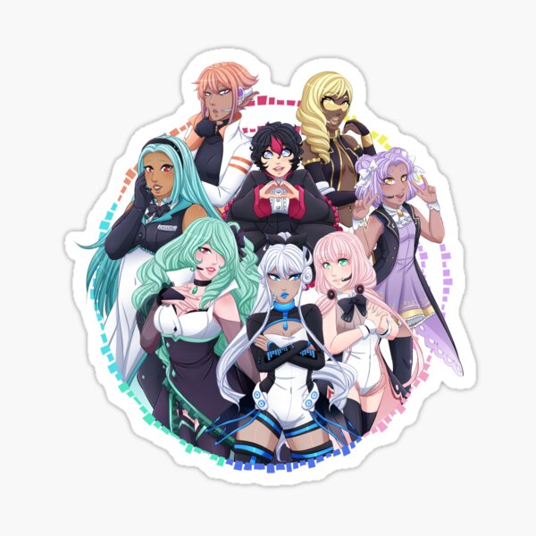 OGIENOID - IRIS Forever! Monochrome Sticker