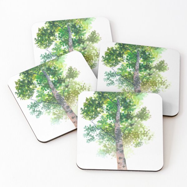 Item preview, birch tree designed and sold by erinhouriganart.
