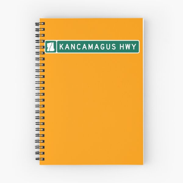 Item preview, Kancamagus Highway, NH Horizontal Town Line Sign designed and sold by TownLineSigns.