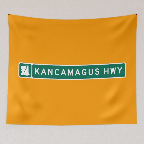 Item preview, Kancamagus Highway, NH Horizontal Town Line Sign designed and sold by TownLineSigns.