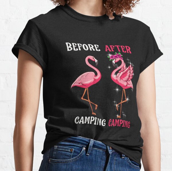 Camping Flamingo T Shirts Redbubble - flamingo roblox camping