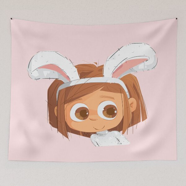 Item preview, Little Girl In Halloween Costume ( Rabbit )	 designed and sold by Neda Sadreddin.