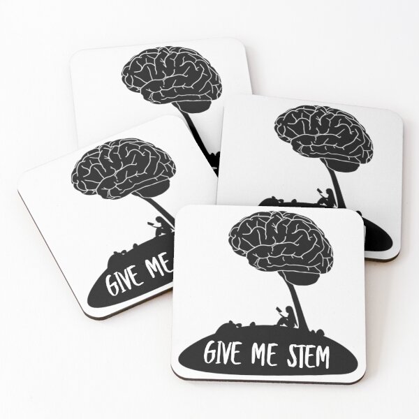Item preview, GIVE ME STEM - Girl Gamers - Women Scientists - STEM girls - design b/w long chalk designed and sold by CloudDance.
