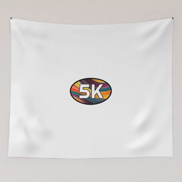 Item preview, 5K Sticker Oval Running Design Decal Car Window Bumper Sticker designed and sold by Nextlevellife.