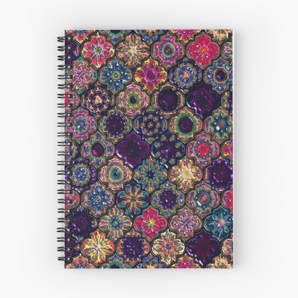 Item preview, Moroccan Tile pattern, metallic designed and sold by Red Witch Art.
