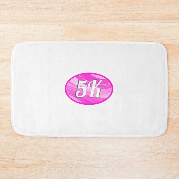 Item preview, 5K Sticker Oval Running Pink Women's Ladies Design Decal Car Window Bumper Sticker designed and sold by Nextlevellife.