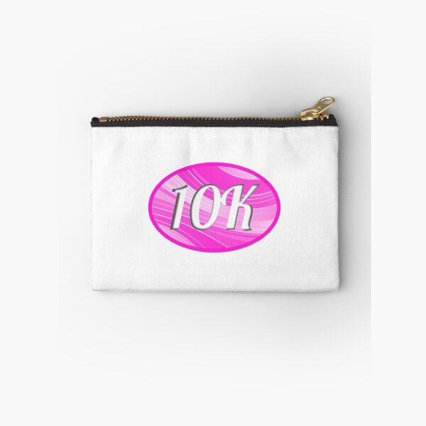 Item preview, 10K Sticker Oval Running Pink Women's Ladies Design Decal Car Window Bumper Sticker designed and sold by Nextlevellife.