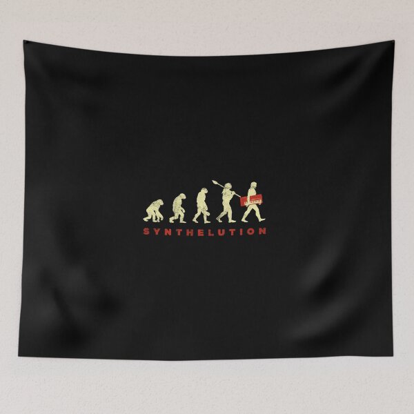 Item preview, Synthesizer Evolution Analog Synth Retro Studio Gear design designed and sold by A-Fashion.