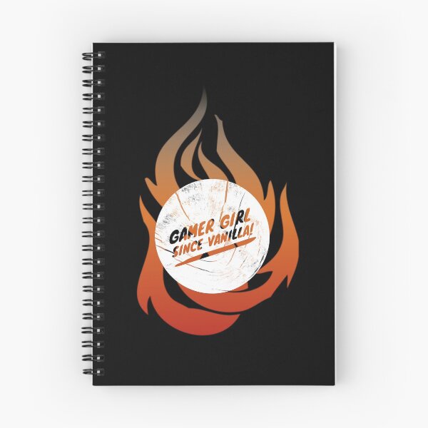 Item preview, Vanilla Gamer Girl on FIRE - Fun Con Shirt Logo for Making New Friends Ruby Ragefire designed and sold by CloudDance.